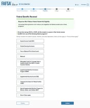 FAFSA guide federal benefits