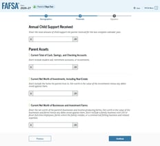 FAFSA guide parent assets