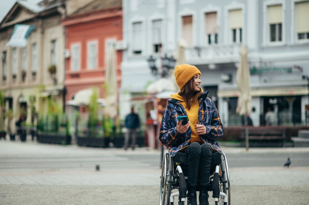 Person in wheelchair
